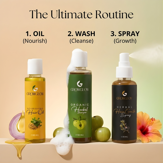 All in One Offer (Herbal Hair Spray + Oil + Shampoo)