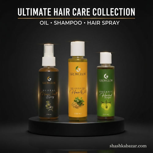 All in One Offer (Herbal Hair Spray + Oil + Shampoo)